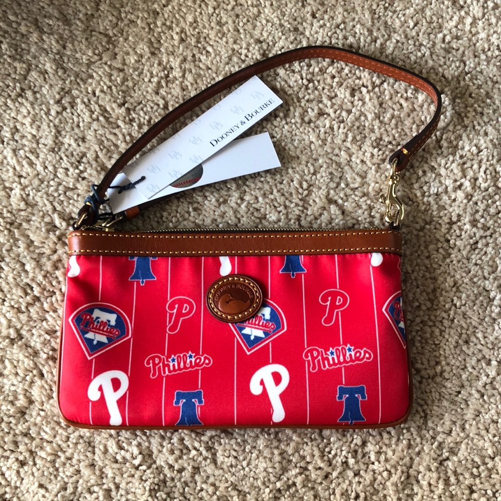 NWT Dooney & Bourke Phillies Wristlet